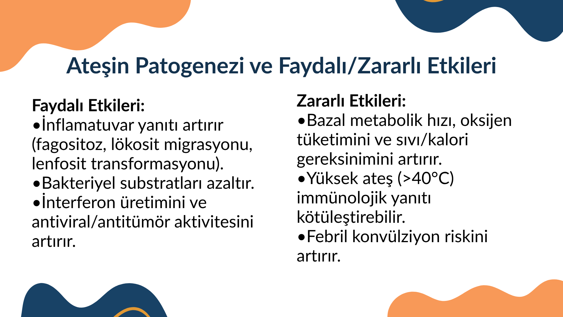 Ateş ve Ateş Düşürücü İlaçlar