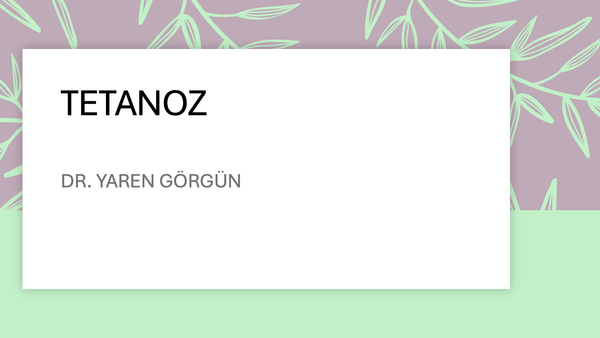 TETANOZ